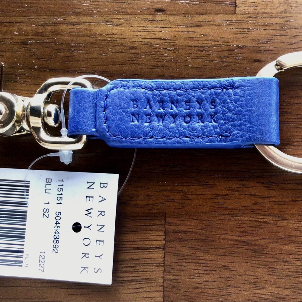 Barney’s dog leash tag key chain